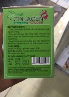Diệp lục collagen