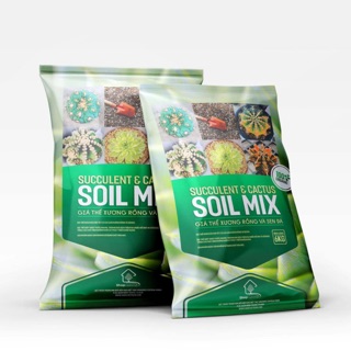 Đất Soil Mix Trồng sen đá. Sương rồng