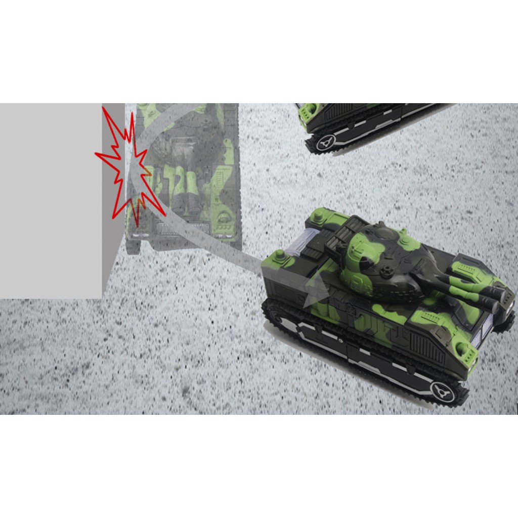 Xe Tăng Biến Hình Điều Khiển Từ Xa, Tank Chariot, Có Nhạc Vui Nhộn Cho Bé Yêu