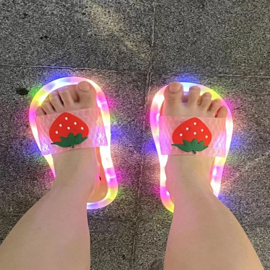 Dép Hình Thỏ Có Đèn Phát Sáng Thời Trang Cá Tính Cho Nữ