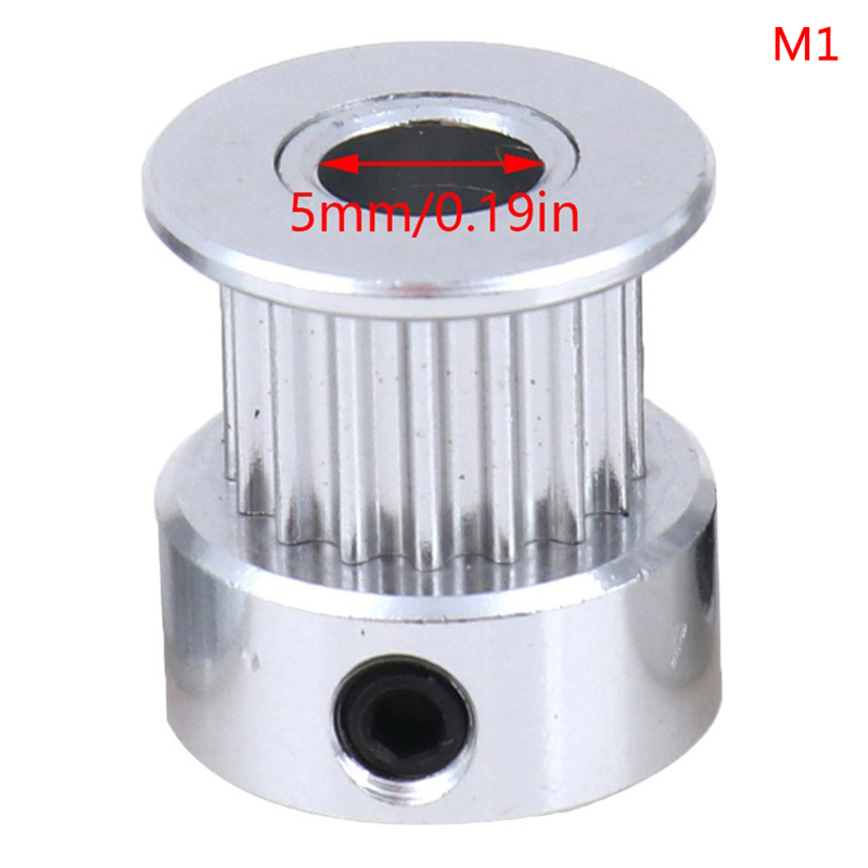 [dou] GT2 Pulley 16/20 Tooth Bore 5mm 6.35mm 8mm Teeth Timing Gear For 3D Printer Part [vn]