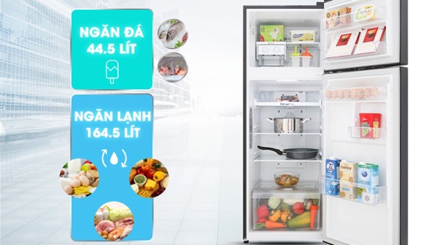 Tủ lạnh LG Inverter 209 lít GN-M208BL (Miễn phí giao tại HCM-ngoài tỉnh liên hệ shop)
