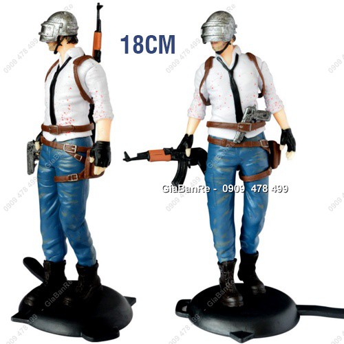 Mô Hình Nhân Vật Chiến Binh Game Pubg - Panman - Cao 18cm - 7845