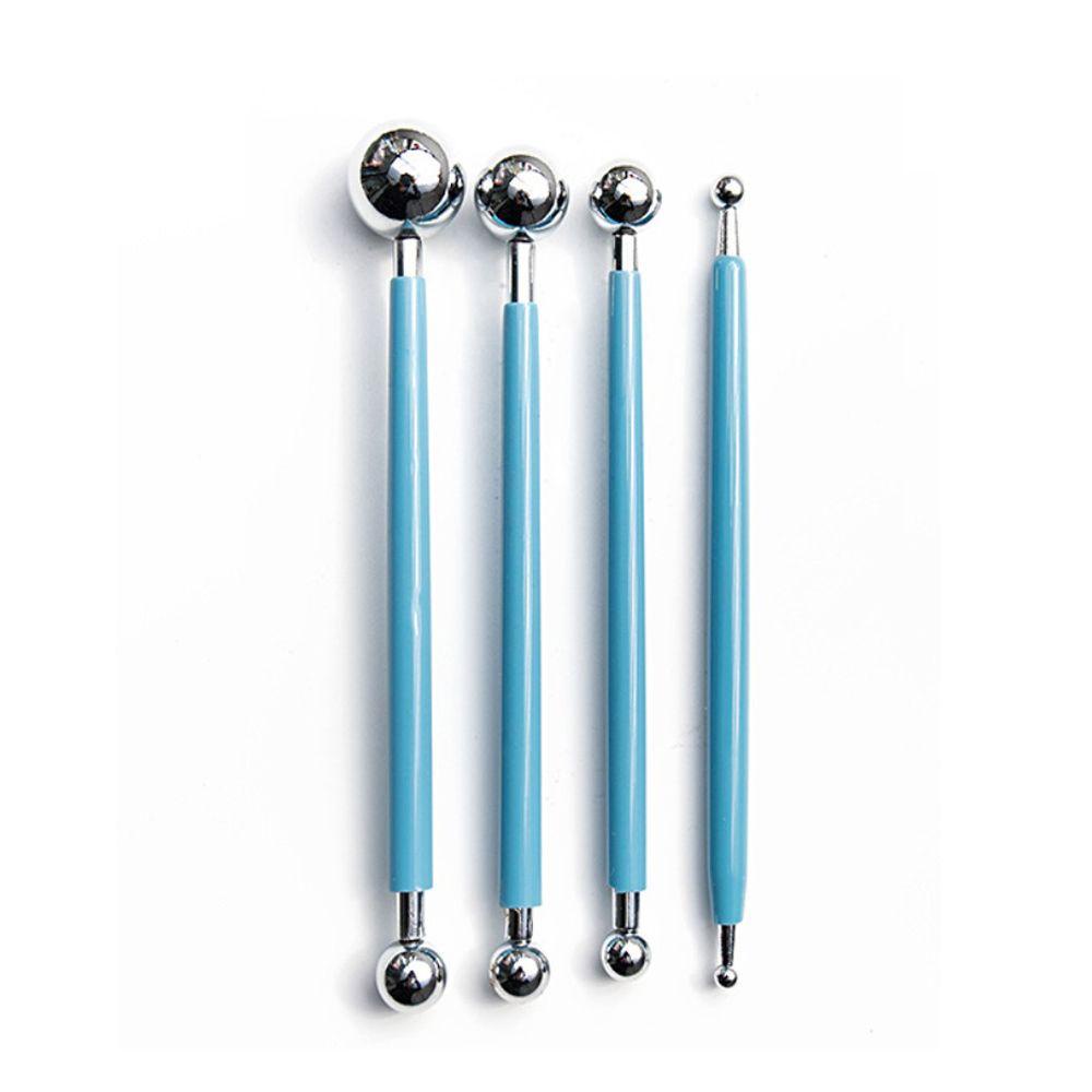 MUVAKO Set 16 Bút Vẽ Đất Sét Đa Năng Họa Tiết Chấm Bi