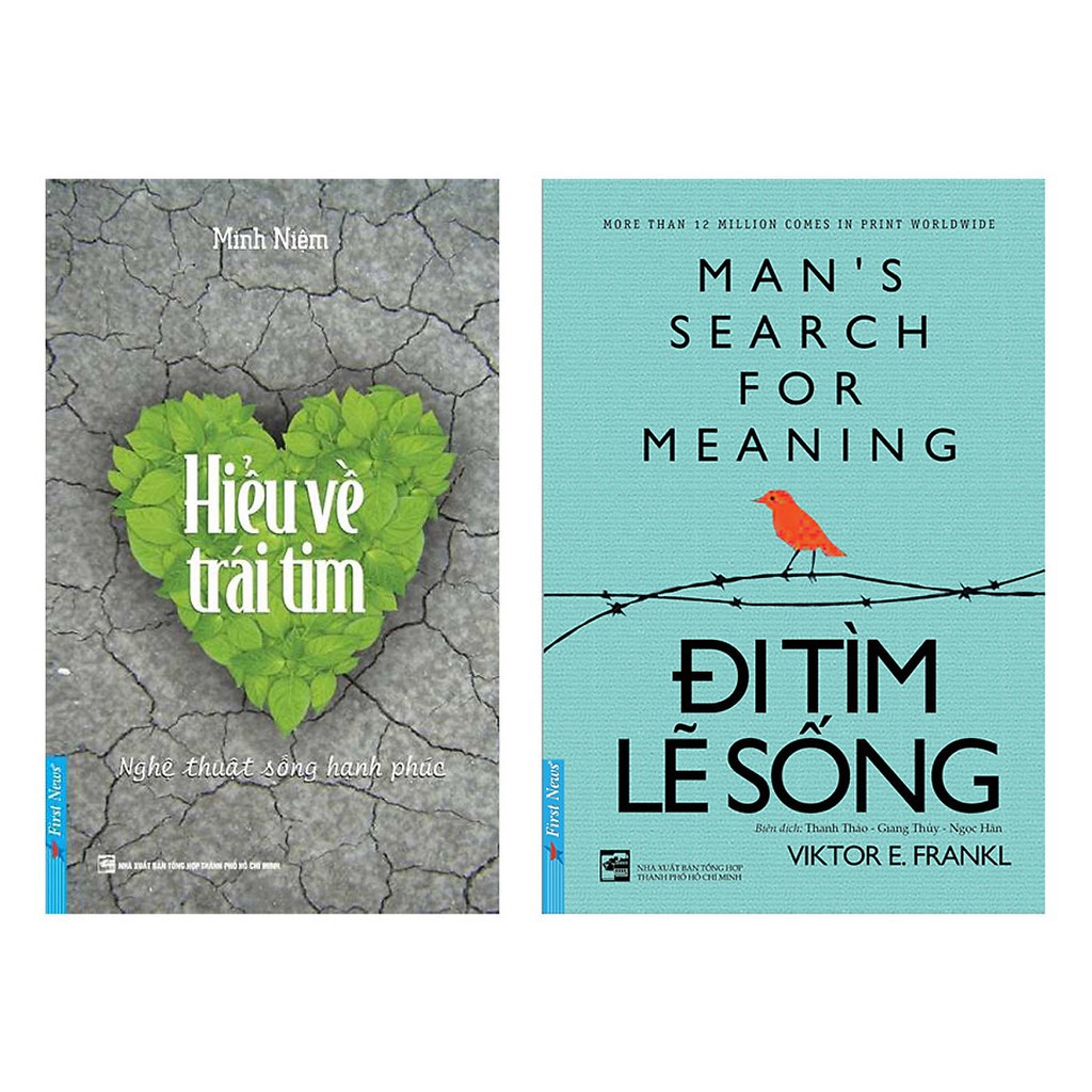 Sách - Combo Hiểu về trái tim + Đi tìm lẽ sống (2 cuốn) - First News