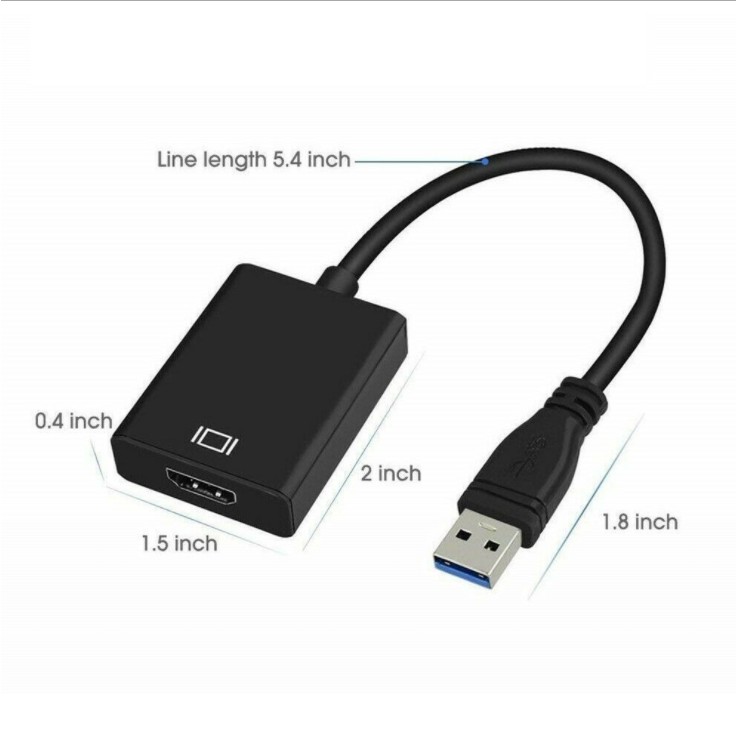 Cáp chuyển đổi USB to HDMI - USB 3.0 to HDMI