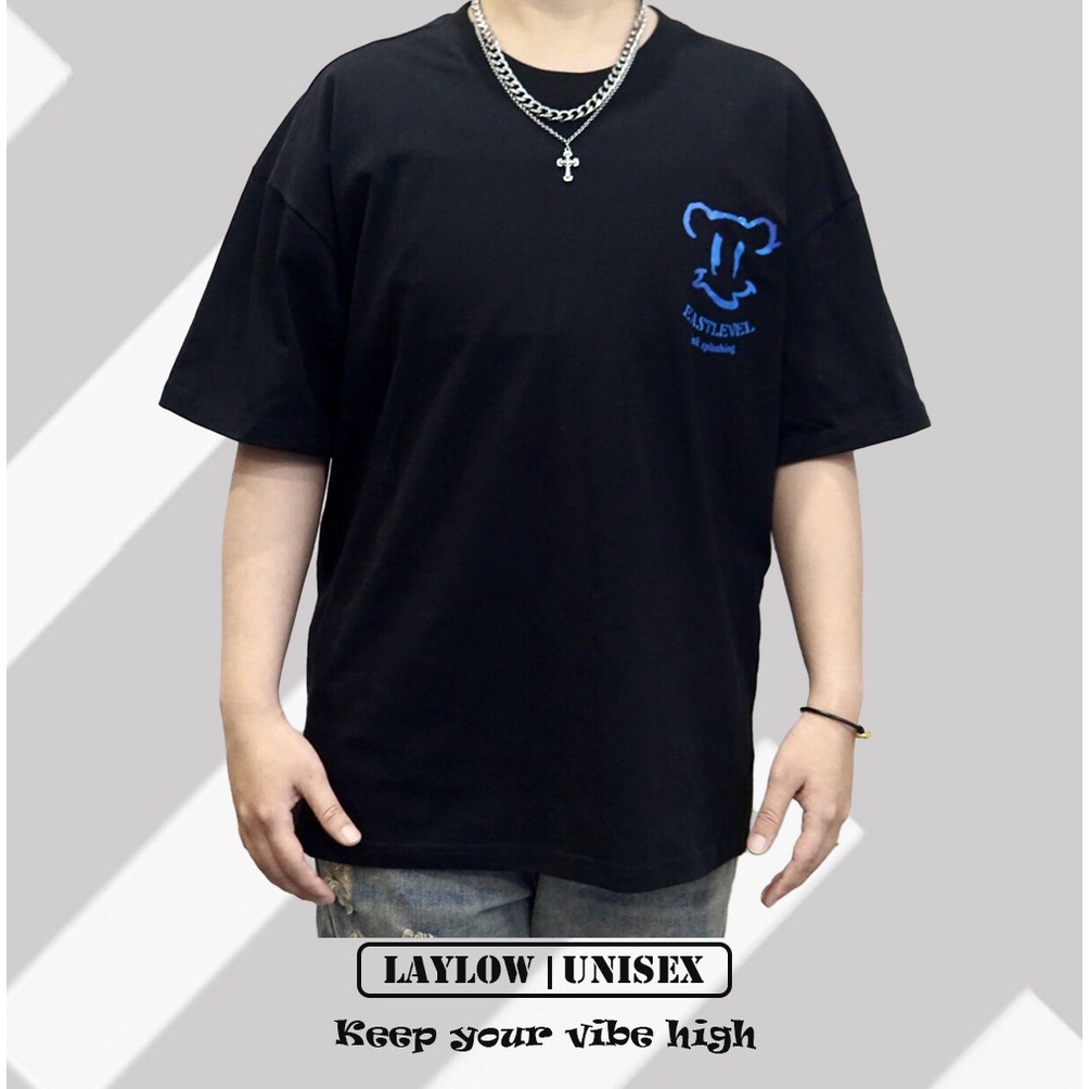 Áo Thun Nam Nữ 100 Cotton Tee Phom Rộng Chữ X Thời Trang Đường Phố Cao Cấp LAYLOW Unisex