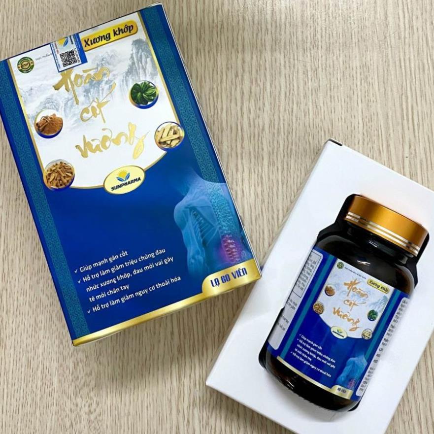Xương khớp Hoàn Cốt Vương – Giúp hỗ trợ giảm đau xương khớp, tê bì tay chân, giúp mạnh gân cốt (60 viên)
