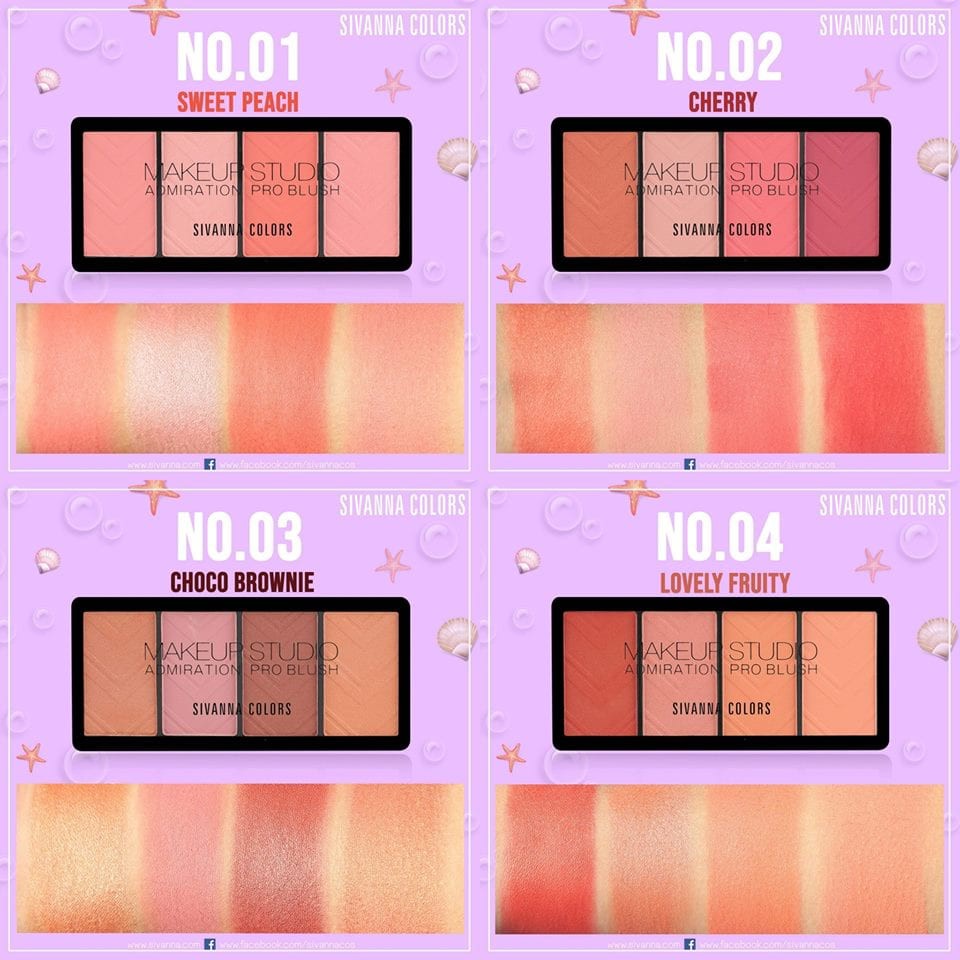 Phấn Má Sivanna Colors Admiration Pro Blush HF5022 20g
