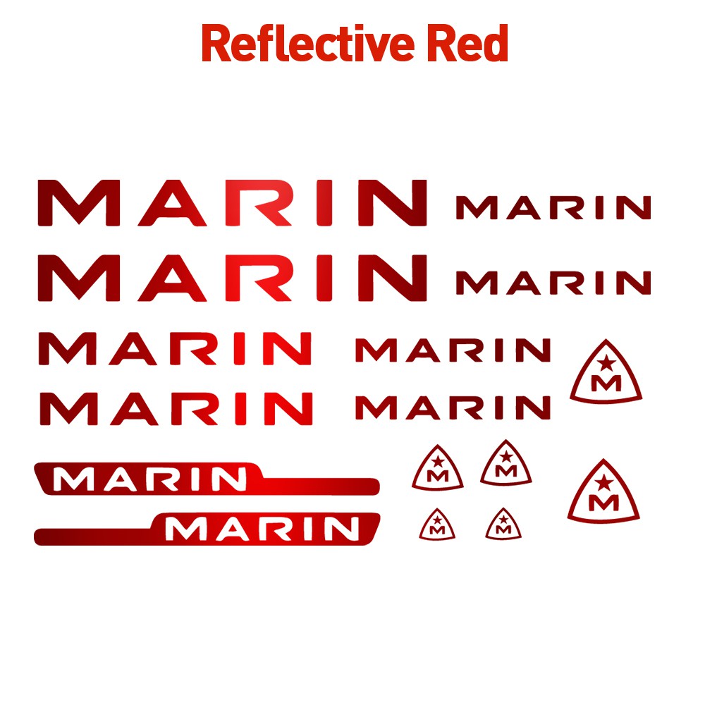 Miếng Dán Phản Quang Trang Trí Khung Xe Đạp Marin MTB