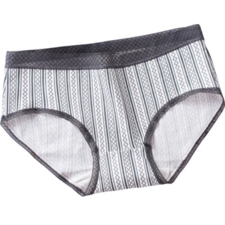 Quần cotton kẻ sọc cạp ren 045 ( có size)