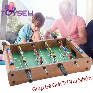 Đồ chơi bàn bi lắc Toysem cho trẻ 4 tay cầm 2 người - Bộ trò chơi trẻ em đá banh bóng bàn - Quà tặng sinh nhật cho bé