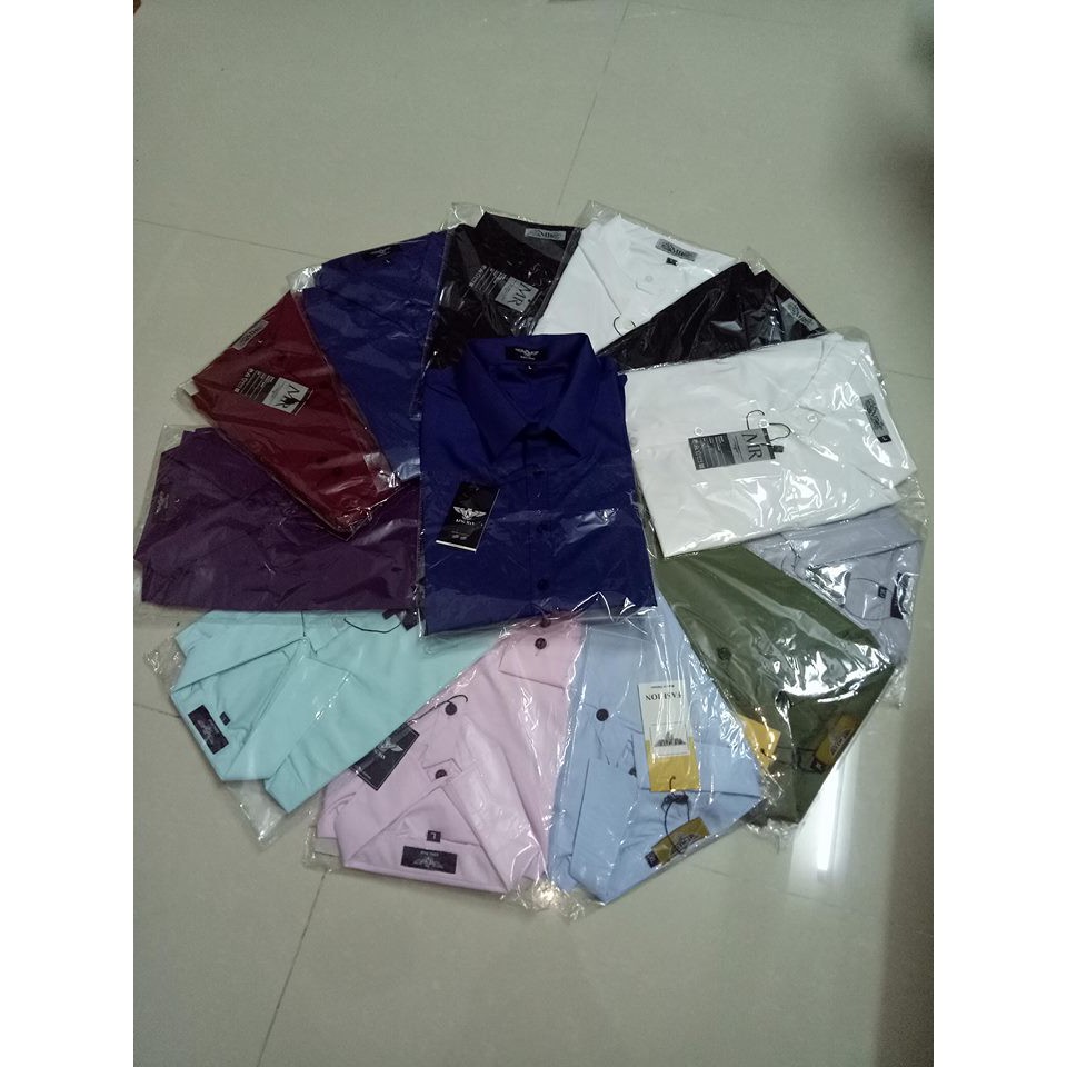 [TOP MÀU HOTTT NHẤT]Áo sơ mi nam cao cấp chất liệu lụa thái không nhăn không xù phom chuẩn | BigBuy360 - bigbuy360.vn