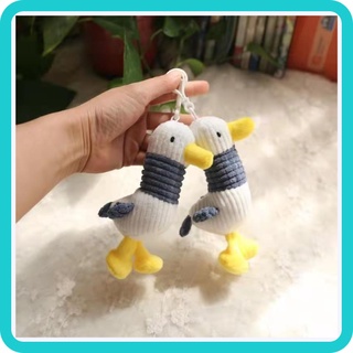 Móc chìa khoá, treo ba lô bông hình vịt cổ xanh cực cute làm quà tặng