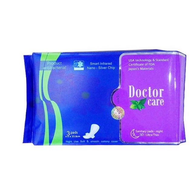 Băng vệ sinh Doctor care ban đêm siêu mỏng