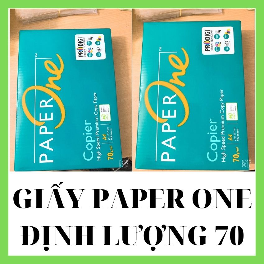 [ Hàng Chính H[ Hàng Chính Hãng] Giấy In A4, Giấy In A5 Paper One Định Lượng 70 Gsm, Chất Lượng Tốt, Hàng Giấy Thùngng]