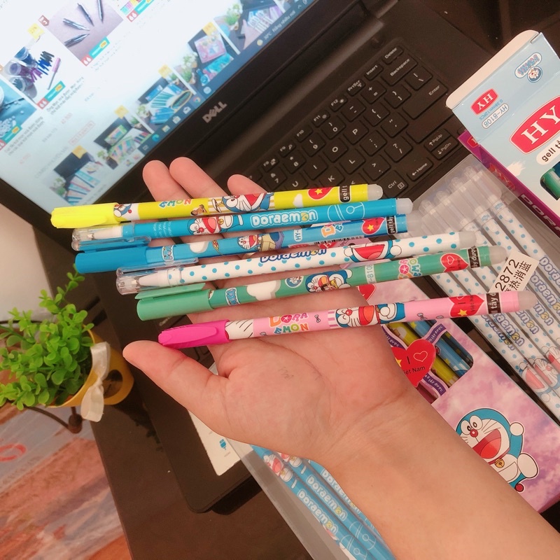 Bút Doraemon Viêt xóa được, Bút Gel Tẩy