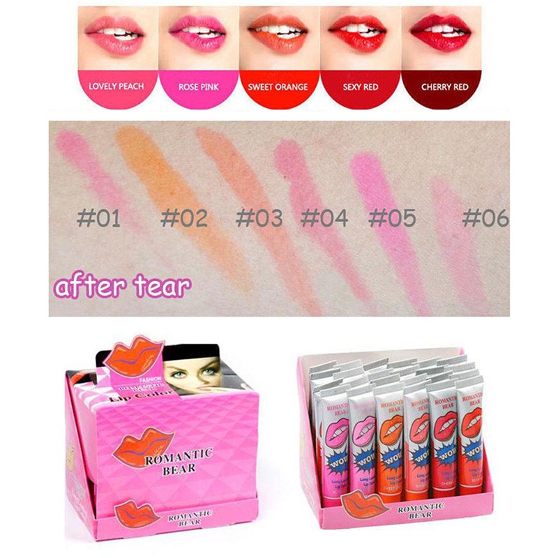 6 Màu Son Bóng Lâu Trôi Son Bóng Không Thấm Nước Lipstik | BigBuy360 - bigbuy360.vn