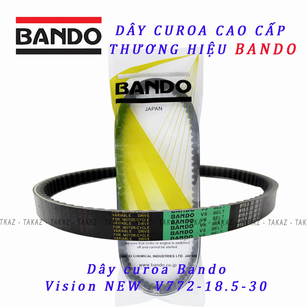 [Vison Cũ] Dây curoa Bando Honda Vison 2012  đời đầu - Made in Thái Lan