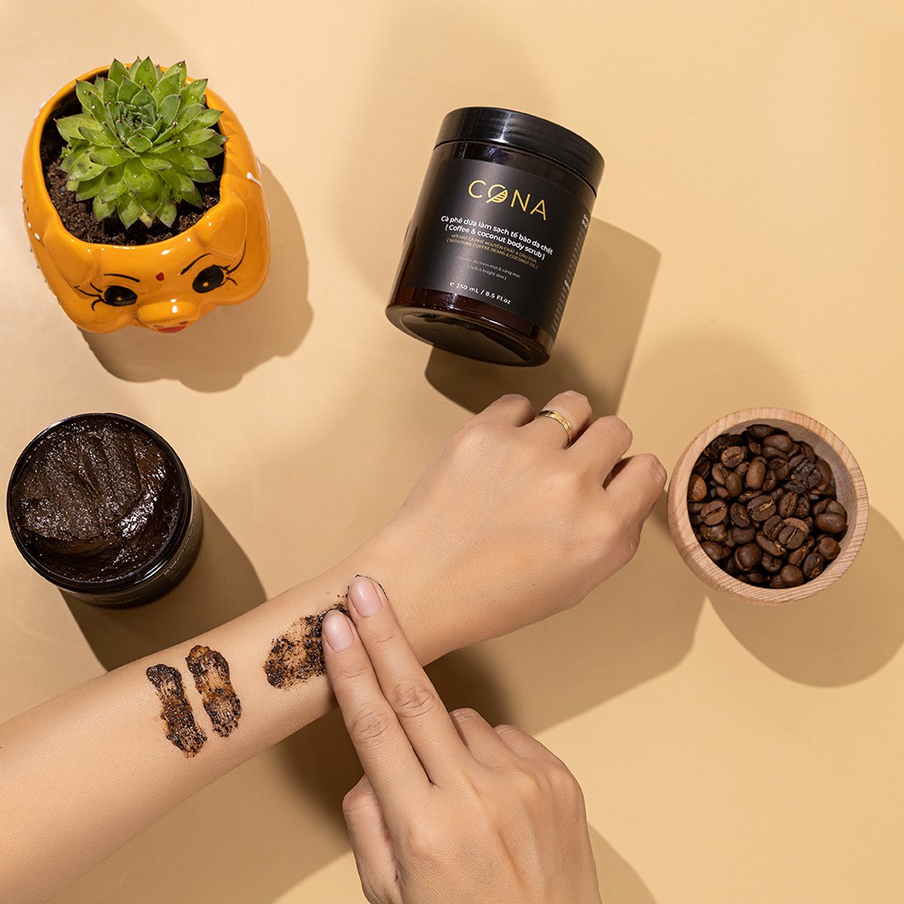 Nước dưỡng tóc tinh dầu bưởi trà xanh cona 100ml  cà phê dừa làm sạch tế bào da chết 250ml | BigBuy360 - bigbuy360.vn