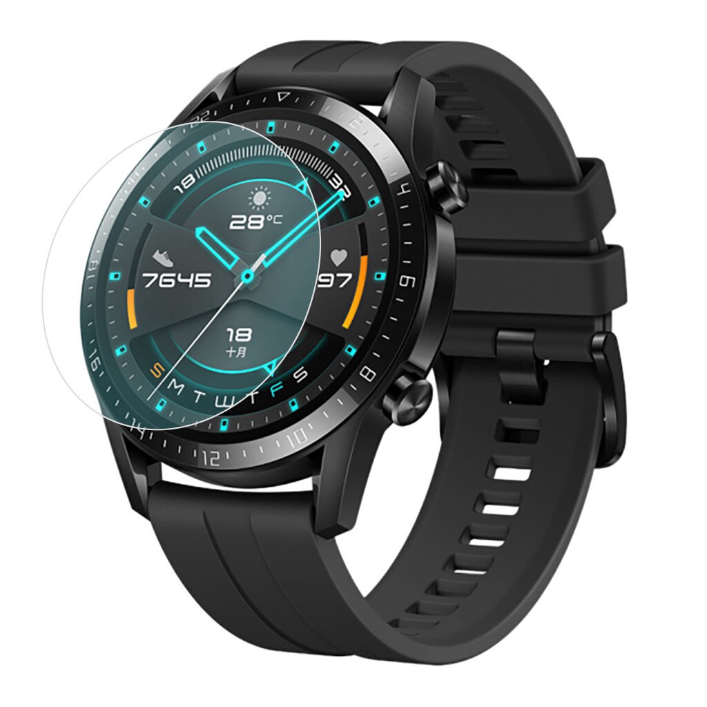 Set 3 Miếng Dán Màn Hình Chống Cháy Nổ Cho Đồng Hồ Huawei Watch Gt 2 42mm 46mm