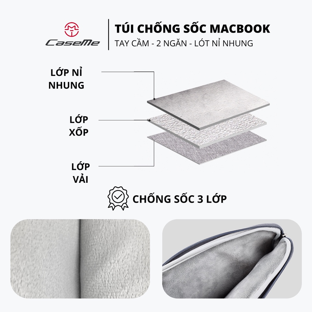 Túi Chống Sốc Laptop Mac, túi bảo vệ laptop và Mac chống nước