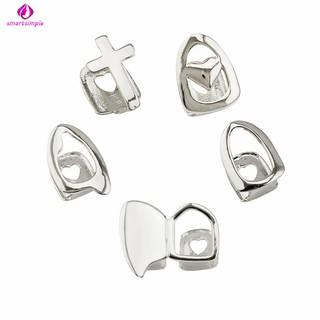 [Mã FASHIONT4FA2 giảm 10K đơn 50K] Grillz trang sức răng mạ vàng/bạc/vàng hồng/đen Hip hop Punk đường phố