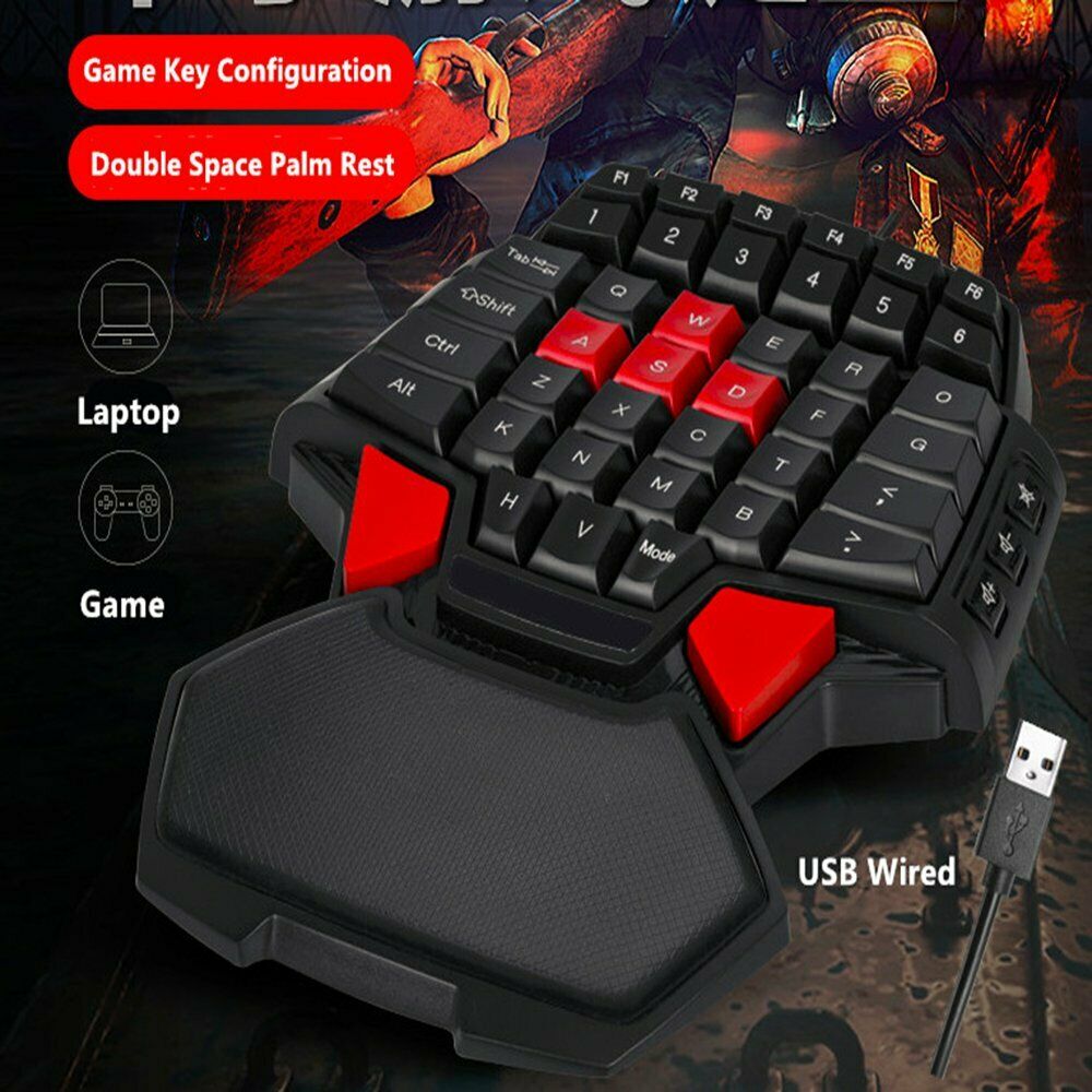 Bàn Phím Cơ Chơi Game Có Dây Tích Hợp Đèn Led 28 Phím Chất Lượng Cao Cho Pc Laptop K5p9