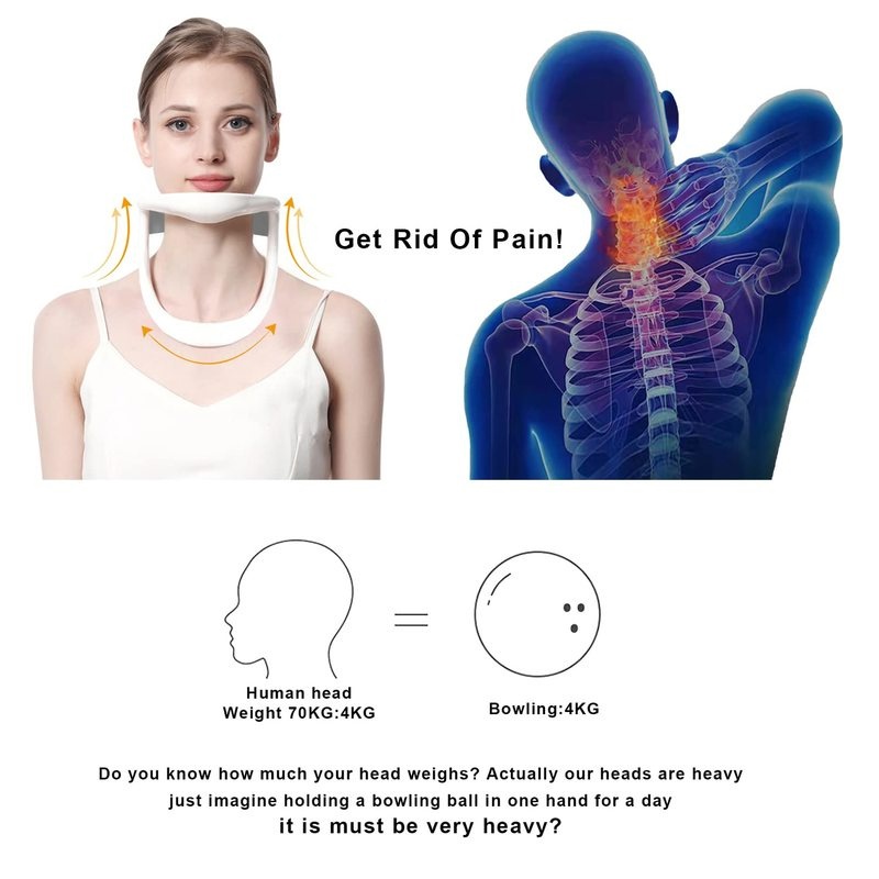 Đai Cố Định Đầu Cổ Chống Gù Lưng Có Thể Điều Chỉnh Được Tiện Dụng Giá Đỡ
