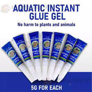 Keo dán thuỷ sinh | Keo xanh Instant Gel  - Dán cây thuỷ sinh khô ngay khi cho vào nước
