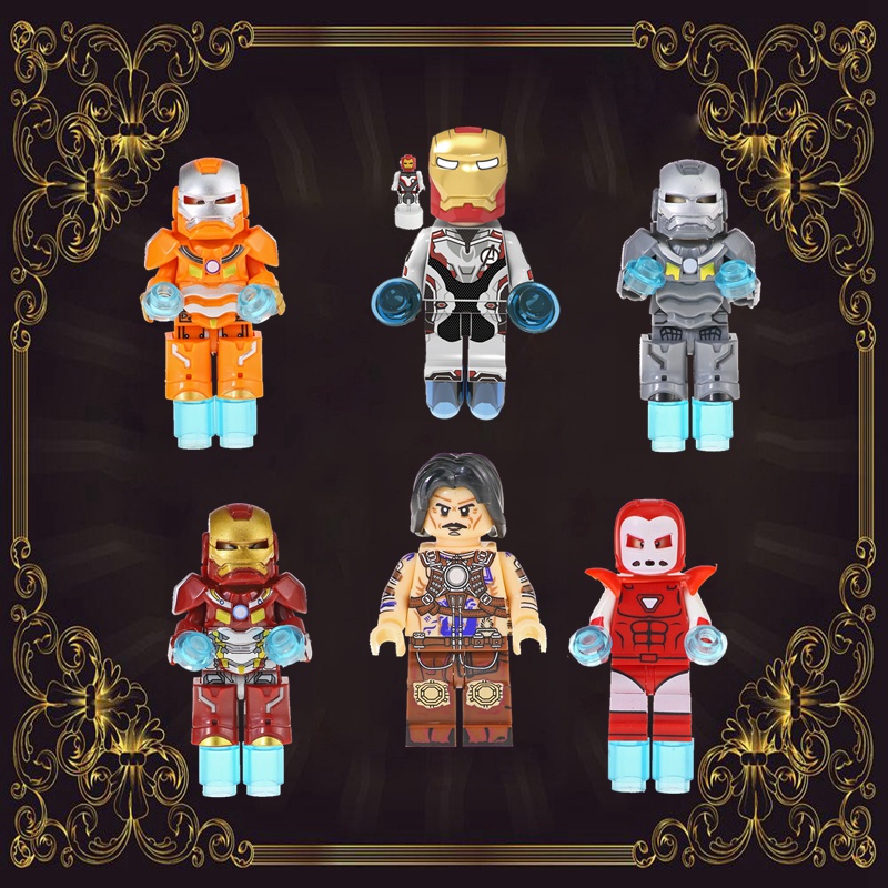 Đồ Chơi Lắp Ráp Mô Hình Nhân Vật Iron Man Stan Lee War