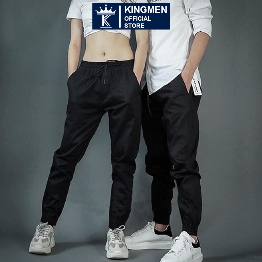 Quần jogger nam kaki unisex cao cấp vải kaki co giãn đẹp màu đen, xanh lam, vàng nhạt, xanh rêu dáng Hàn Quốc S1 - Hàng
