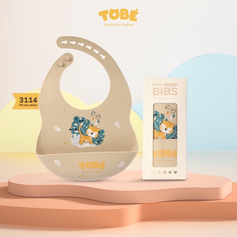 Yếm ăn dặm Eco Silicone To Bé