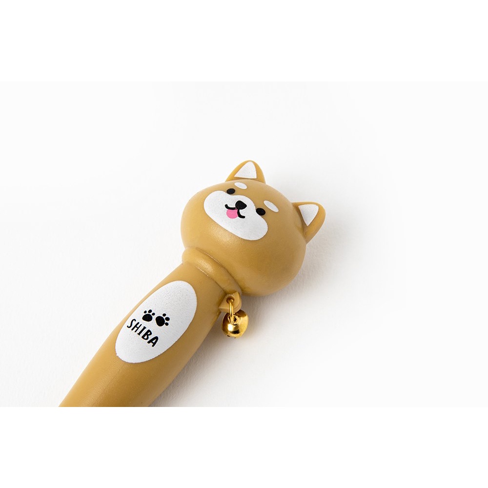 Bút Bi ARTBOX Hàn Quốc Hình Cún Shiba Màu Nâu