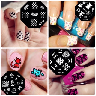 Bảng in móng stamping nail QA7,8,9,10,11,12