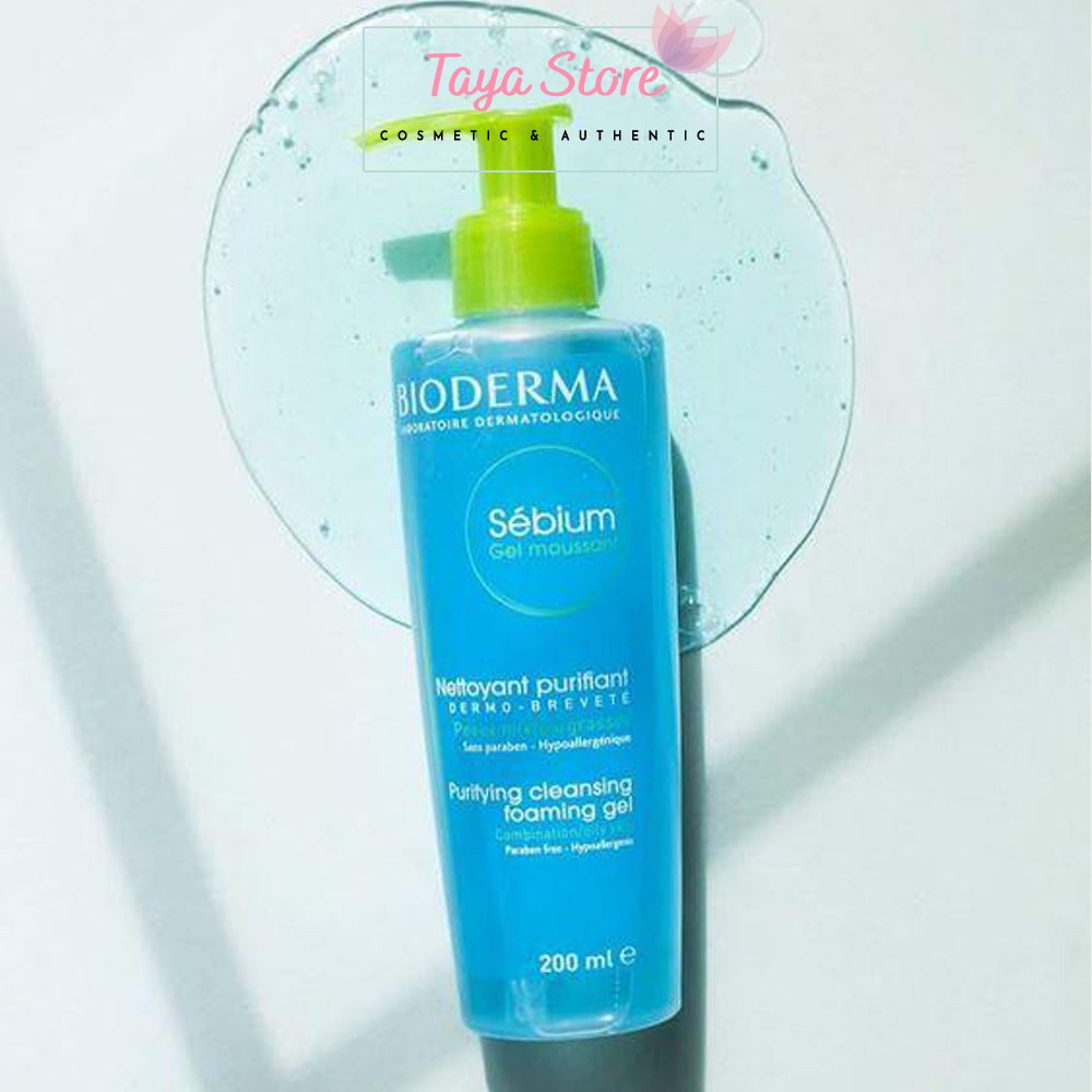 Sữa rửa mặt Bioderma gel tạo bọt cho dầu và da hỗn hợp Sebium Gel Moussant - 200ml Pháp | BigBuy360 - bigbuy360.vn