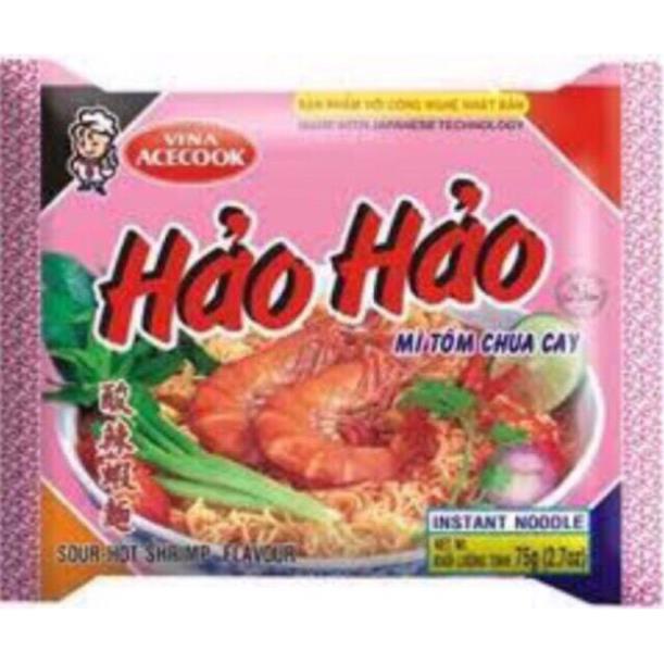 Thùng mì tôm Hảo Hảo Chua Cay 30 Gói x 75g