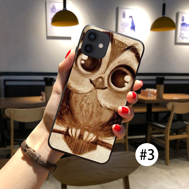 Ốp Lưng Mềm Hình Gấu Brown Đáng Yêu Cho Iphone 5 5s Se 12 Pro Max Mini