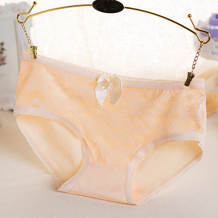 Quần chéo nữ QN.04 viền ren , chất đẹp, đính nơ cho chị em