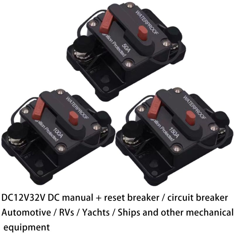 Cầu Chì Chống Thấm Nước 30A 40A 50A 60A 70A 80A 100A 150A 200A 250A 300A DC 12-48V DC