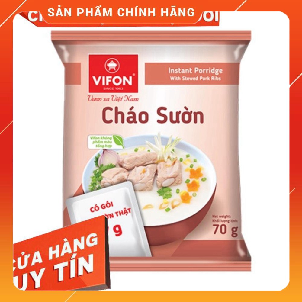 Cháo Sườn Vifon 70g date mới .