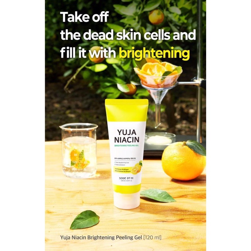 Gel Tẩy Da Chết Dịu Nhẹ Làm Sáng Da Some By Mi Yuja Niacin Brightening Peeling Gel 120ml