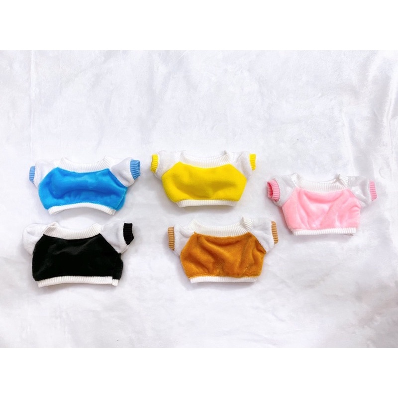 SWEATER PHỐI TAY CHO DOLL 15cm VÀ 20cm