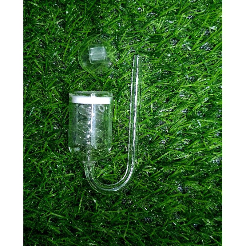 Cốc sủi CO2 thủy tinh tích hợp đếm giọt xoắn ốc cho hồ thủy sinh