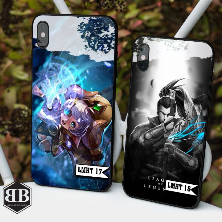 Ốp lưng kính cường lực iphone X / iphone XS / XS MAX liên minh huyền thoại