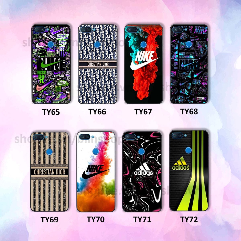 Ốp Xiaomi Mi 8 SE / Mi 8 Lite in hình thương hiệu nhiều màu sắc thể thao cá tính thời trang