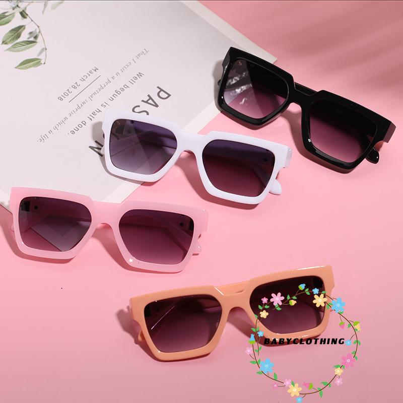 Kính mát gọng vuông chống tia uv sành điệu cho bé từ 0-8 tuổi