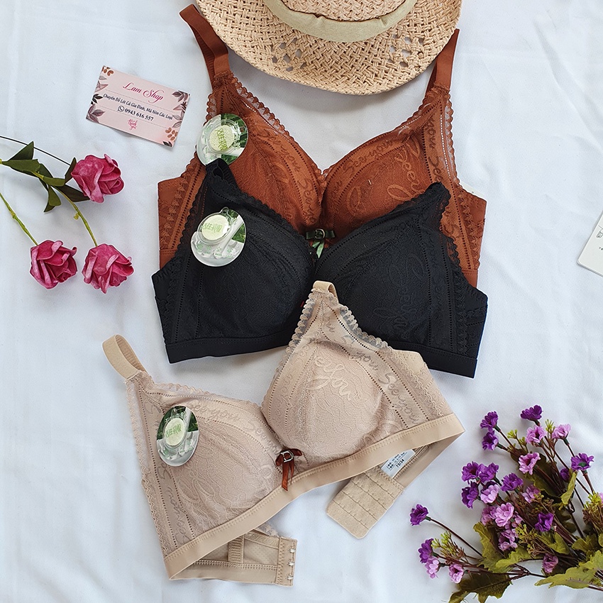 [2174] Áo Ngực cao cấp - Không gọng - Đệm dày - Chất Ren mềm mại, quyến rũ