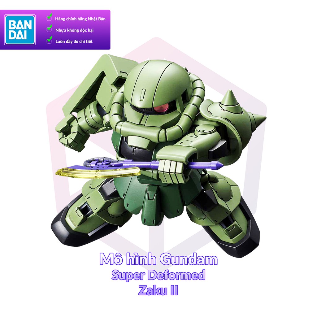 Mô Hình Gundam Bandai SD CS 04 Zaku II MS Gundam [GDB] [BSD]