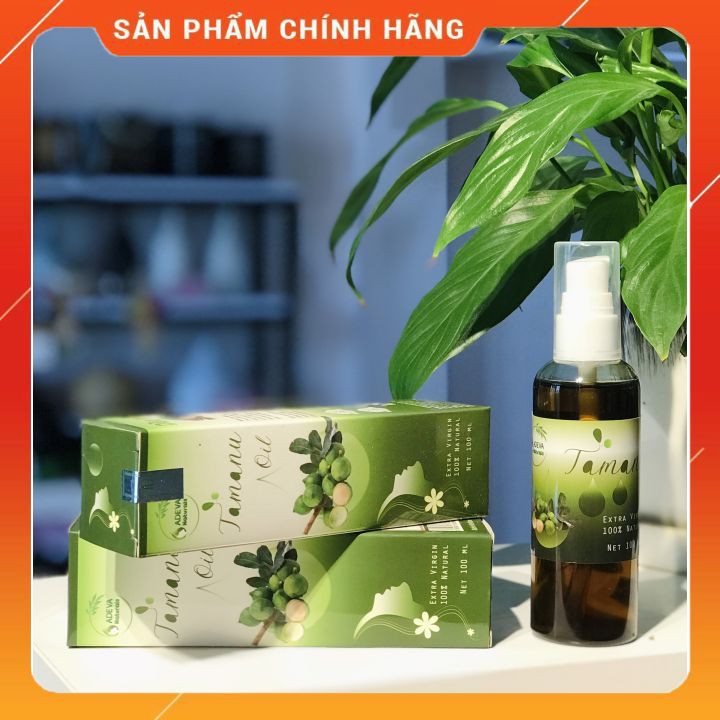 Dầu mù u nguyên chất ⚡FREESHIP⚡ cung cấp độ ẩm cho da căng mịn - Adeva Noni 120 ml